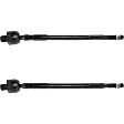 Front, Driver and Passenger Side, Inner Tie Rod Ends, Power Steering