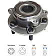 2016 Mazda CX-5 Sport - Front Wheel Hub, AWD, 5 Lugs, With Bearing