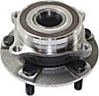 2-Wheel Set Front, Driver and Passenger Side Wheel Hubs, With Bearing, 5 x 4.5 in. Bolt Pattern, AWD