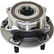 Front and Rear, Driver and Passenger Side Wheel Hub, 5 Lugs, With Bearing, AWD, 2.0L, 4Cyl