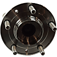 Rear, Driver and Passenger Side Wheel Hub, 5 Lugs, With Bearing, FWD