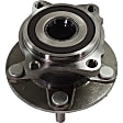 Rear, Driver and Passenger Side Wheel Hub, 5 Lugs, With Bearing