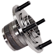 2-Wheel Set Rear, Driver and Passenger Side Wheel Hubs, With Bearing, For Models with Rear Disc Brakes
