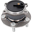 Rear, Driver and Passenger Side Wheel Hub, 5 Lugs, With Bearing, FWD