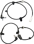 Front, Driver and Passenger Side ABS Speed Sensor Set of 2