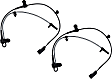 Front, Driver and Passenger Side ABS Speed Sensors