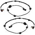 Rear, Driver and Passenger Side ABS Speed Sensors, FWD