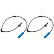 Front, Driver and Passenger Side ABS Speed Sensor Set of 2