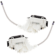 Front, Driver and Passenger Side Door Lock Actuators, For Models Without Keyless Go System