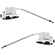 Front, Driver and Passenger Side Door Lock Actuators, For Models With Keyless Go System