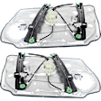 2008-2014 Mercedes Benz C300 - Front, Driver and Passenger Side Power Window Regulator, Without Motor