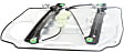 2008-2014 Mercedes Benz C300 - Front, Driver and Passenger Side Power Window Regulator, Without Motor