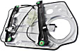 2008-2014 Mercedes Benz C300 - Front, Driver and Passenger Side Power Window Regulator, Without Motor