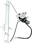 Front, Driver and Passenger Side Power Window Regulator, With Motor