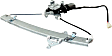 Front, Driver and Passenger Side Power Window Regulator, With Motor