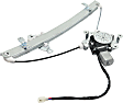 Front, Driver and Passenger Side Power Window Regulator, With Motor