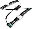 Front, Driver and Passenger Side Power Window Regulator, Without Motor
