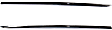 Rear, Driver and Passenger Side Door Molding and Beltlines, Chrome