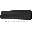Rear, Driver And Passenger Side Door Molding and Beltlines, Textured Black
