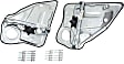 Rear, Driver and Passenger Side Power Window Regulator, Without Motor