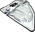 Rear, Driver and Passenger Side Power Window Regulator, Without Motor