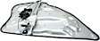 Rear, Driver and Passenger Side Power Window Regulator, Without Motor