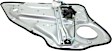 Rear, Driver and Passenger Side Power Window Regulator, Without Motor