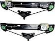 Rear, Driver and Passenger Side Power Window Regulator, Without Motor