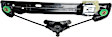 Rear, Driver and Passenger Side Power Window Regulator, Without Motor