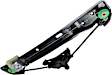 Rear, Driver and Passenger Side Power Window Regulator, Without Motor