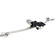 Rear, Driver and Passenger Side Power Window Regulator, With Motor