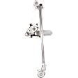Rear, Driver and Passenger Side Power Window Regulator, With Motor