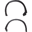 Rear, Driver and Passenger Side Fender Trim, Textured Black