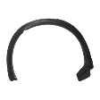 Rear, Driver and Passenger Side Fender Trim, Textured Black