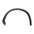 Rear, Driver and Passenger Side Fender Trim, Textured Black
