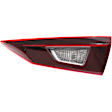 Passenger Side, Inner and Outer Halogen Tail Light, With bulb(s), OE Replacement, Sedan, CAPA Certified