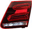 Driver and Passenger Side, Inner LED Tail Light, With bulb(s), Red Lens, Sedan