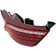 Driver and Passenger Side, Inner and Outer Halogen/LED Combo Tail Light, With bulb(s), OE Replacement