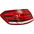 Driver and Passenger Side, Inner and Outer Halogen/LED Combo Tail Light, With bulb(s), OE Replacement