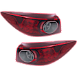 Driver and Passenger Side, Outer Tail Lights, with Bulbs, Halogen, 4-Door, Sedan, Mexico Built Vehicle, Mounts On Body, CAPA Certified