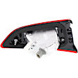 Passenger Side, Inner and Outer Halogen/LED Combo Tail Light, With bulb(s), OE Replacement