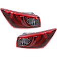 Driver and Passenger Side, Outer LED Tail Light, With bulb(s), OE Replacement