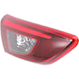Driver Side, Inner And Outer Halogen/LED Combo Tail Light, With bulb(s), OE Replacement