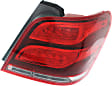 Driver and Passenger Side LED Tail Light, With bulb(s), OE Replacement
