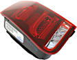 Driver and Passenger Side, Inner and Outer LED Tail Light, With bulb(s), OE Replacement