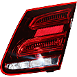Passenger Side, Inner and Outer LED Tail Light, With bulb(s), OE Replacement, CAPA Certified
