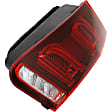 Passenger Side, Inner and Outer LED Tail Light, With bulb(s), OE Replacement, CAPA Certified