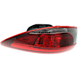 Driver and Passenger Side, Inner and Outer LED Tail Light, With bulb(s), OE Replacement