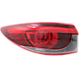 Driver and Passenger Side, Inner and Outer LED Tail Light, With bulb(s), OE Replacement