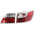 Passenger Side, Inner and Outer Halogen Tail Light, With bulb(s), OE Replacement